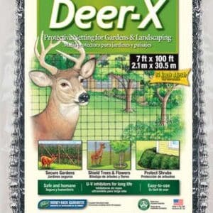 A deer-x fence is shown with instructions.